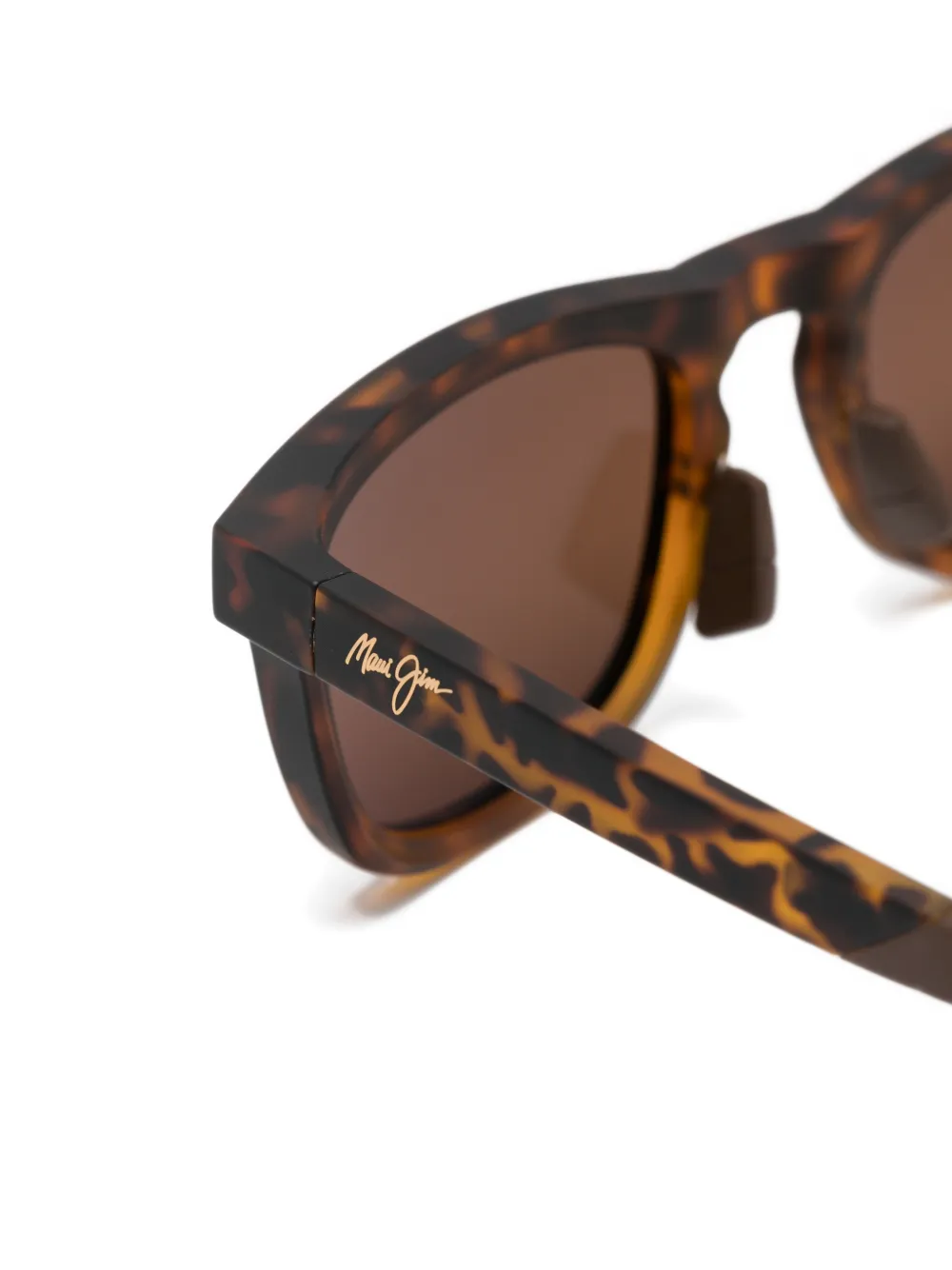 Maui Jim Aliali zonnebril met vierkant montuur Bruin