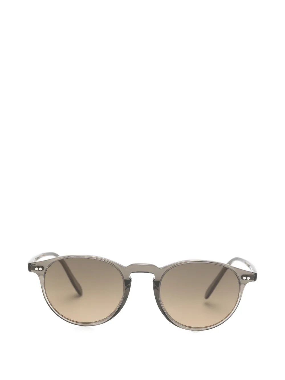 Oliver Peoples Occhiali da sole Riley Sun tondi - Grigio