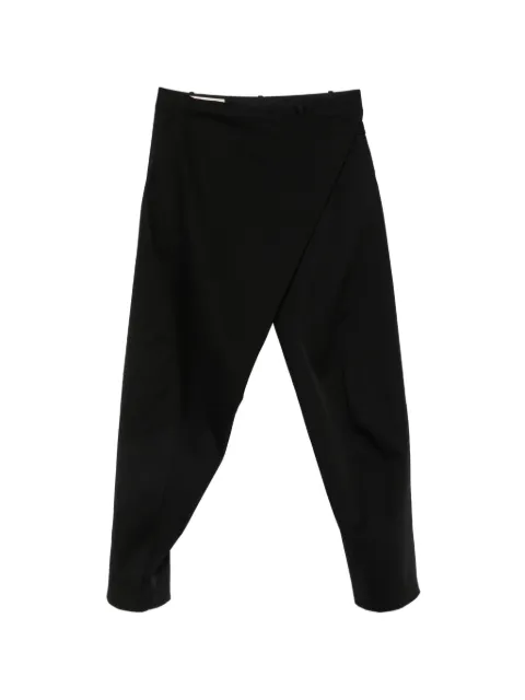JiyongKim wrap-front trousers