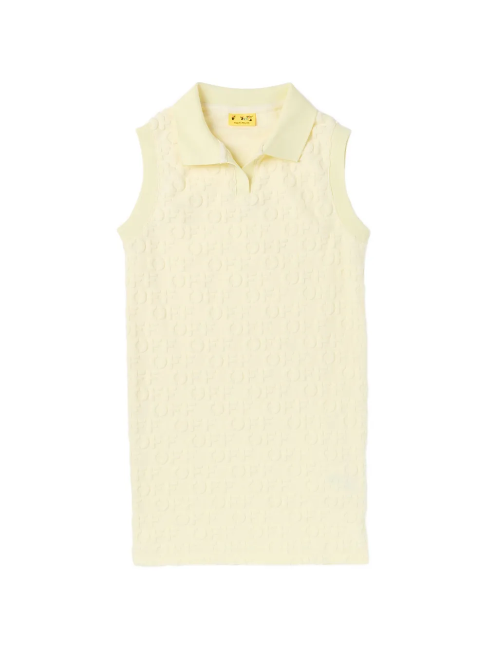 Off-White Kids polo sleeveless dress - Toni neutri
