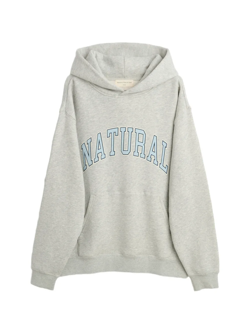 Museum Of Peace & Quiet print hoodie - Grigio