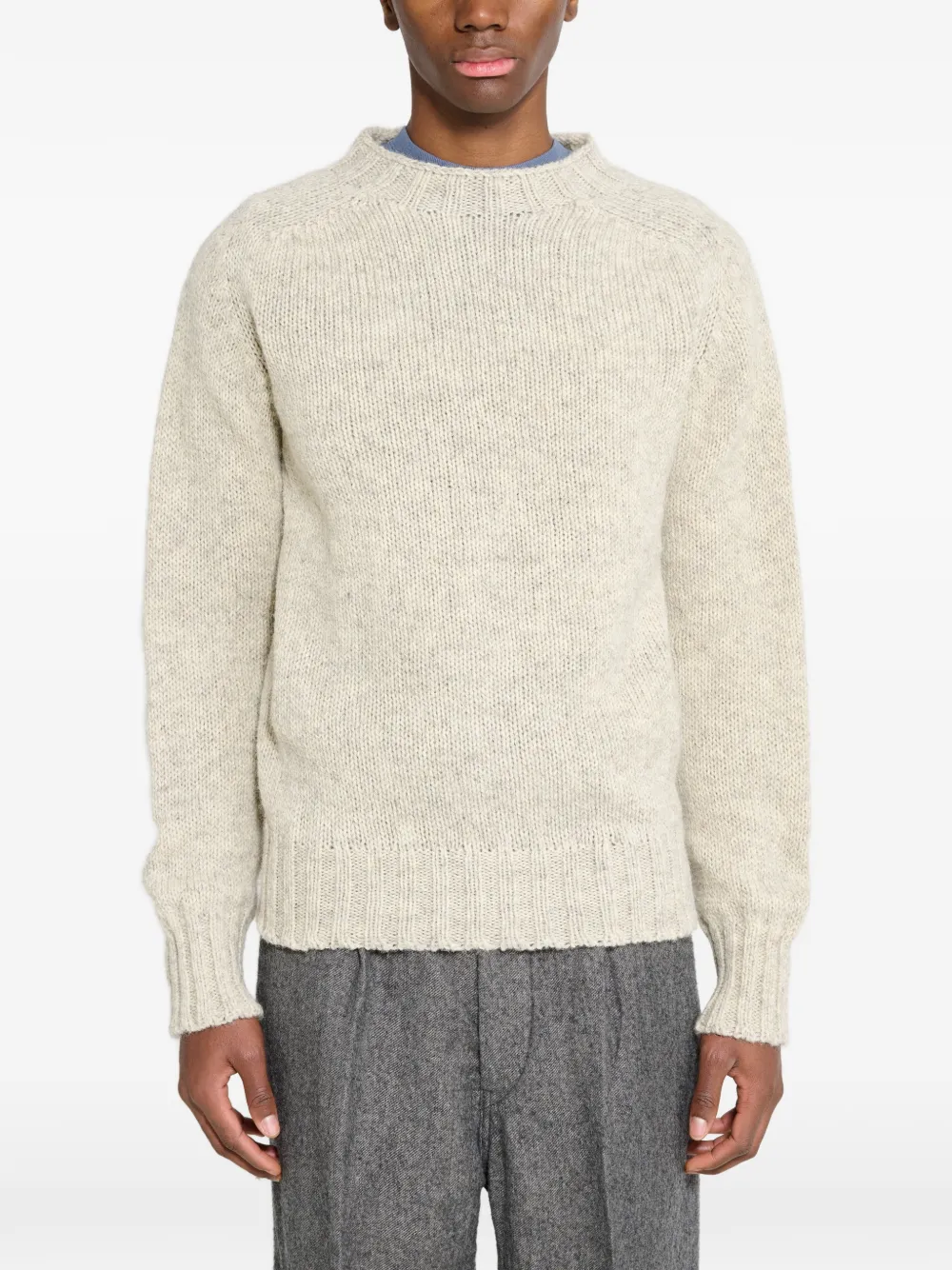 Margaret Howell seamless crew-neck sweater - Nude