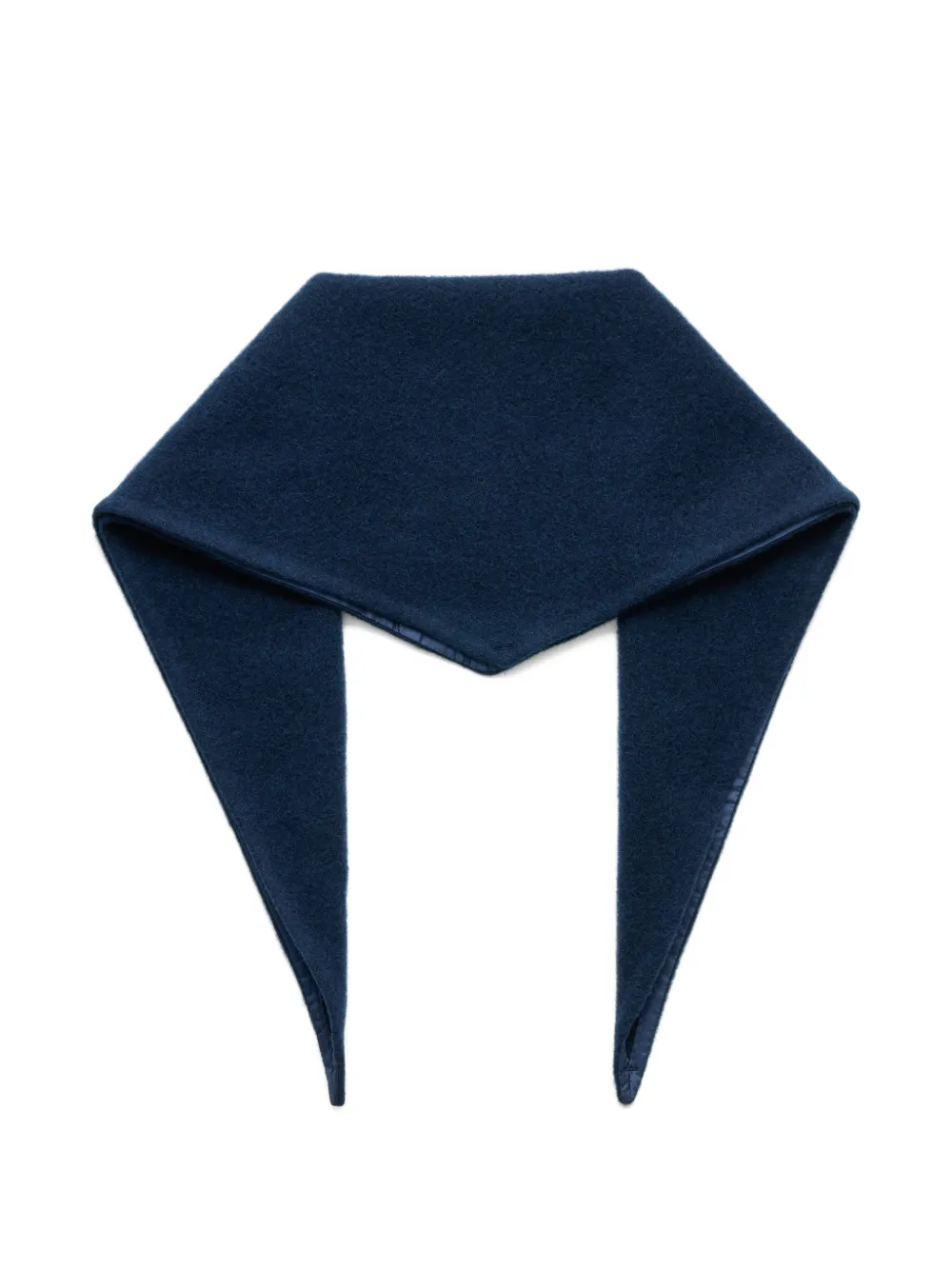 Rier triangle virgin wool scarf - Blau