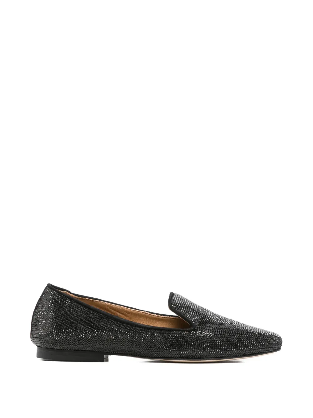 Anna F. crystal-embellished loafers - Nero