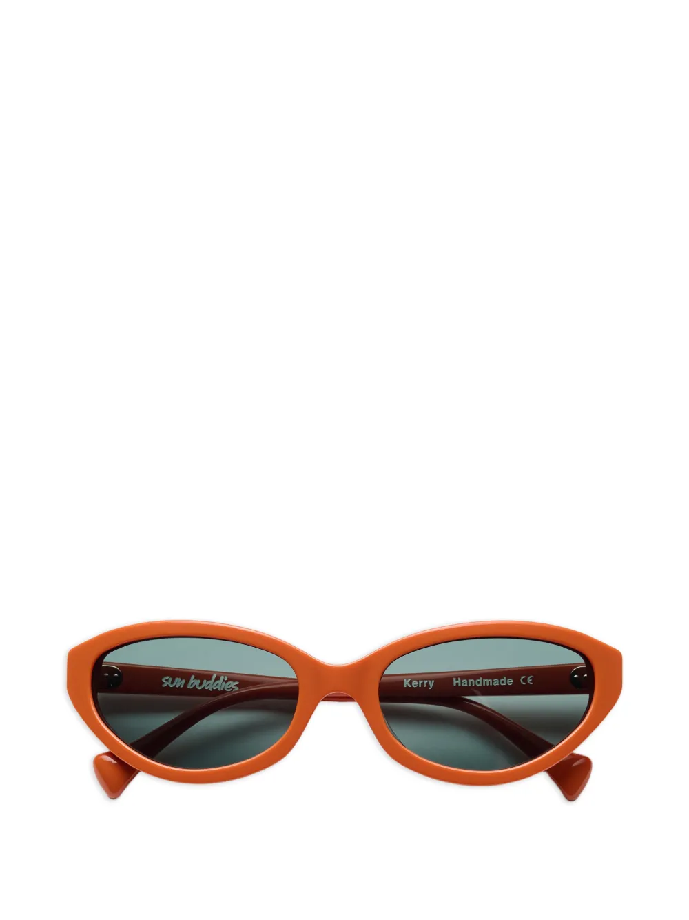 Sun Buddies Oval-frame Sunglasses In Orange
