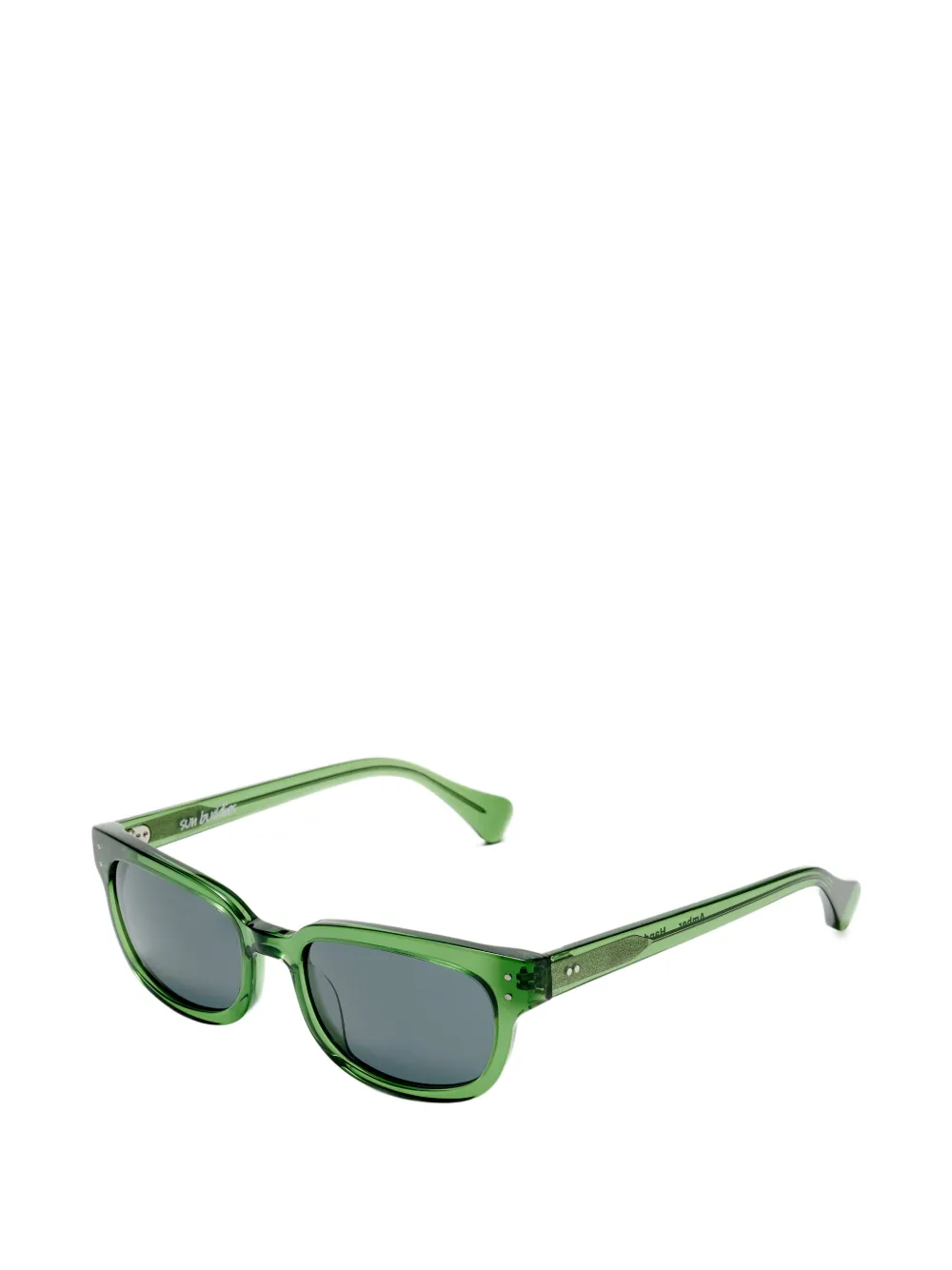  Sun Buddies Gafas De Sol Amber Con Montura Rectangular - Verde 