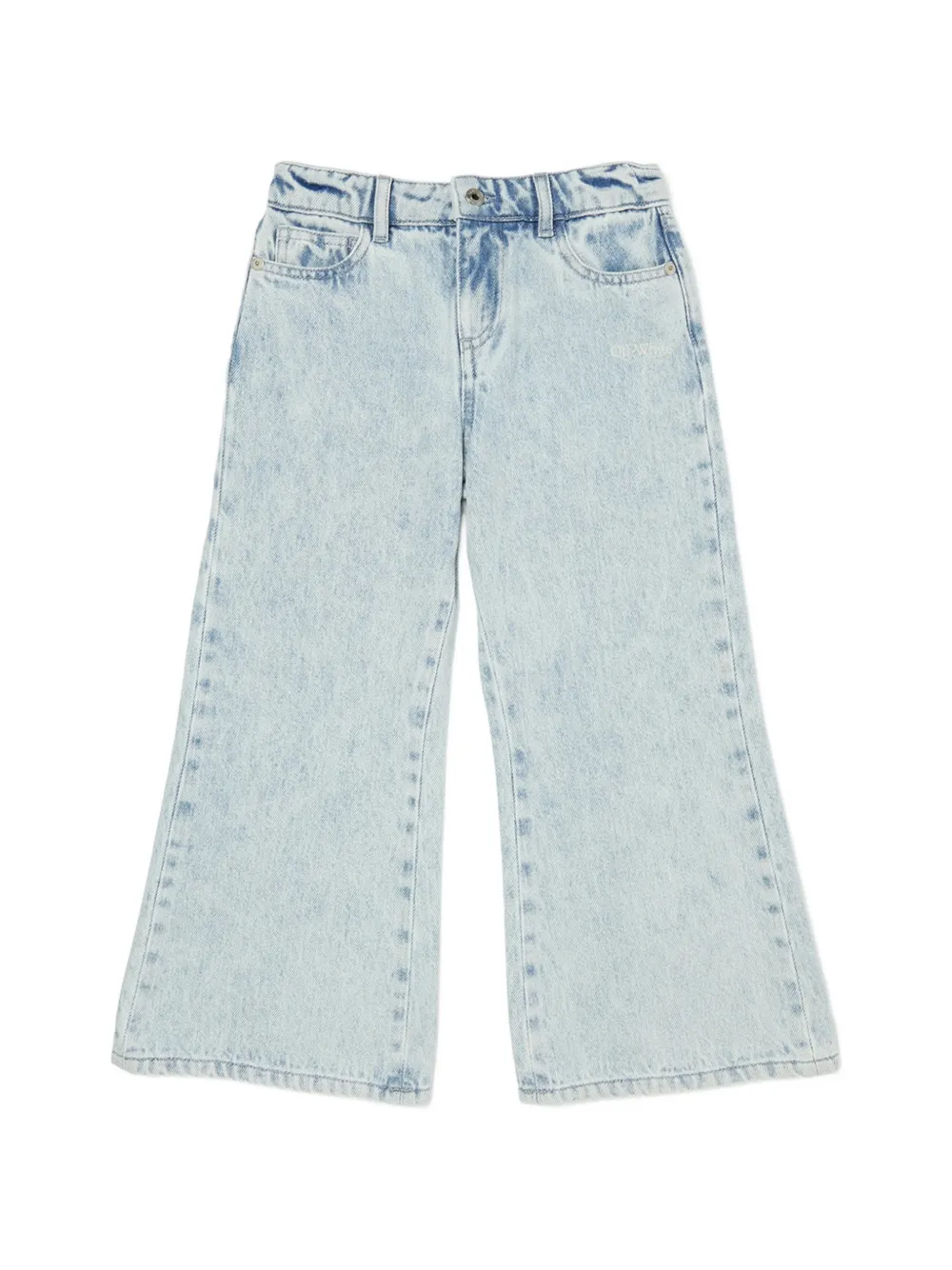 Off-White Kids Diag jeans - Blu