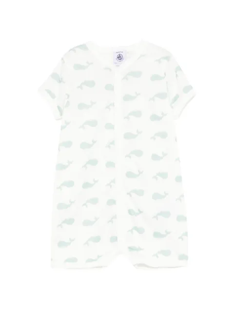 Petit Bateau whale-print shorties
