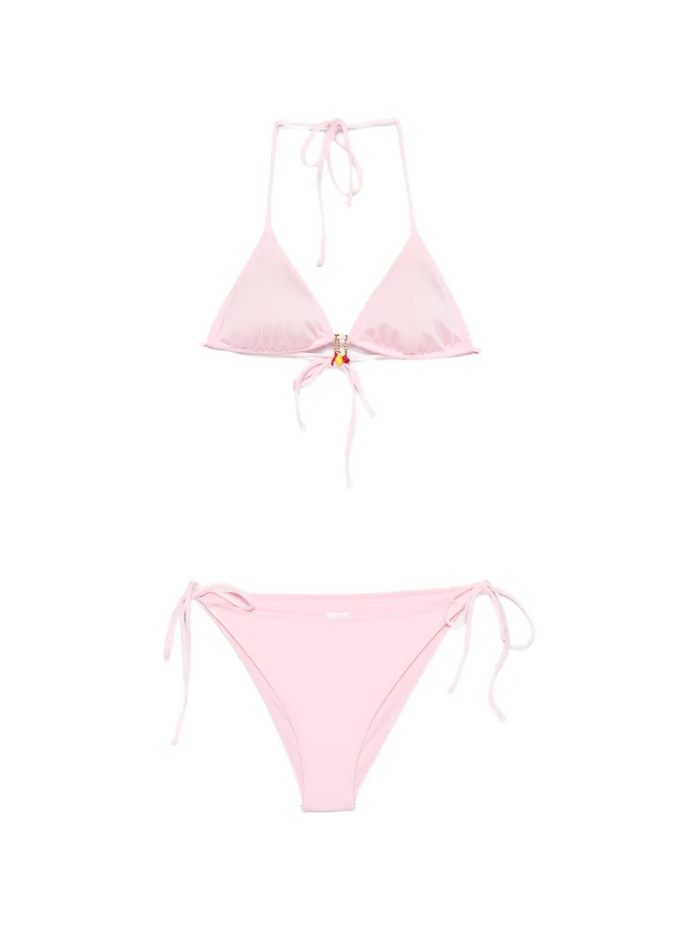 MC2 Saint Barth Kids Leah triangle bikini - Rosa