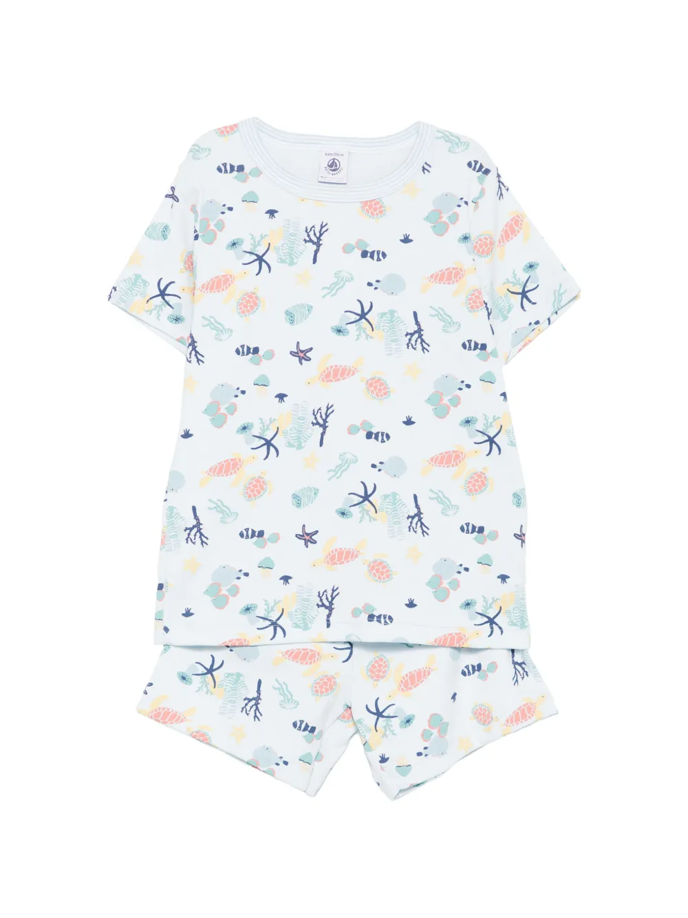 Petit Bateau printed pyjama set - Blu