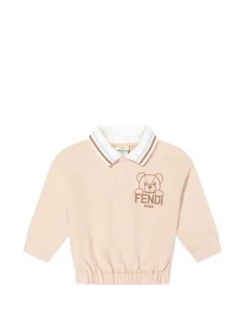 Fendi Kids pull à motif ourson