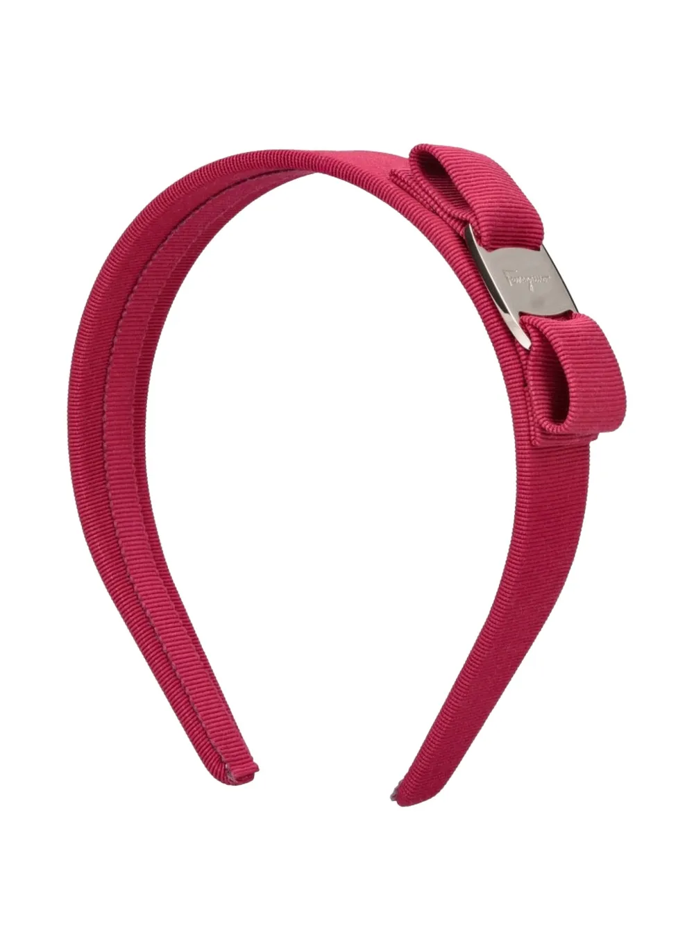 Ferragamo bow head band - Rosso