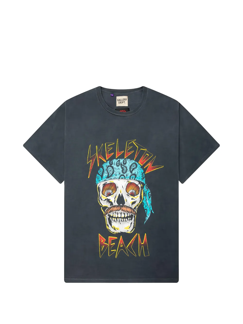GALLERY DEPT. Skeleton Beach graphic T-shirt - Grigio