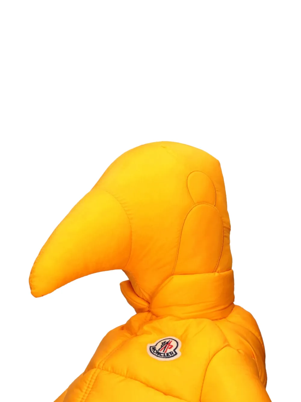Moncler MonDuck gewatteerde messengertas Geel