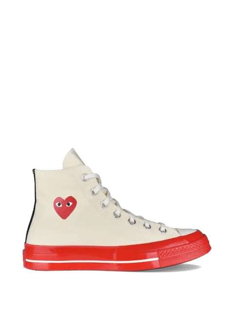 Comme des Garçons Homme x Converse heart-motif high-top sneakers