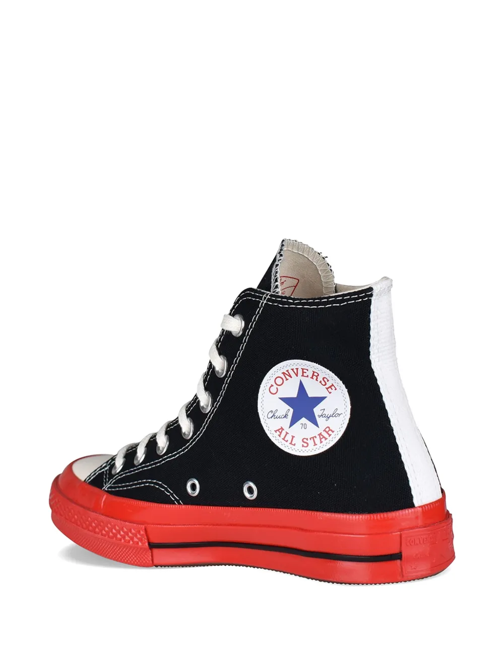 Comme Des Garçons Chuck Taylor heart-print sneakers Zwart