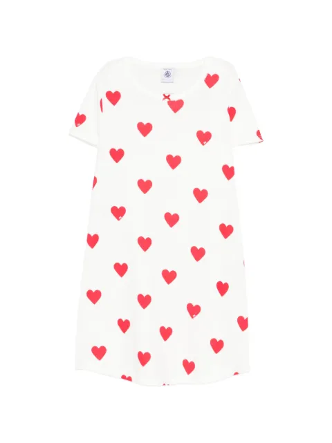 Petit Bateau heart-print nightdress