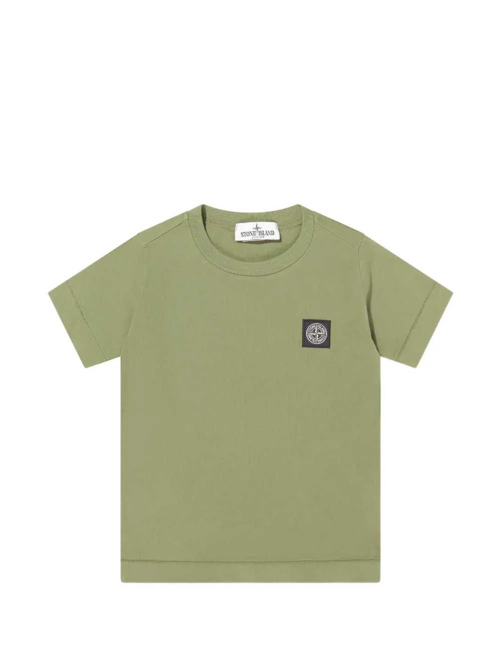 Stone Island Junior logo-patch T-shirt - Verde