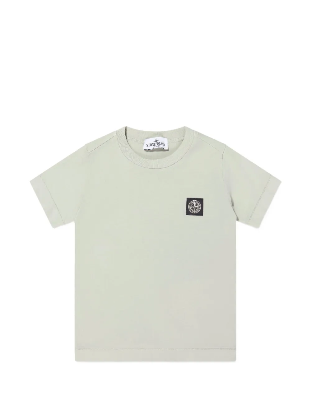 Stone Island Junior logo-patch T-shirt - Grau