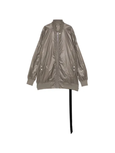 Rick Owens DRKSHDW ruched zip-up jacket