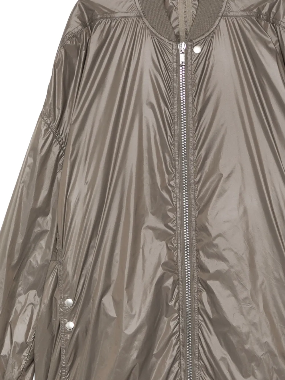 Rick Owens DRKSHDW Jack met ruches en rits Grijs