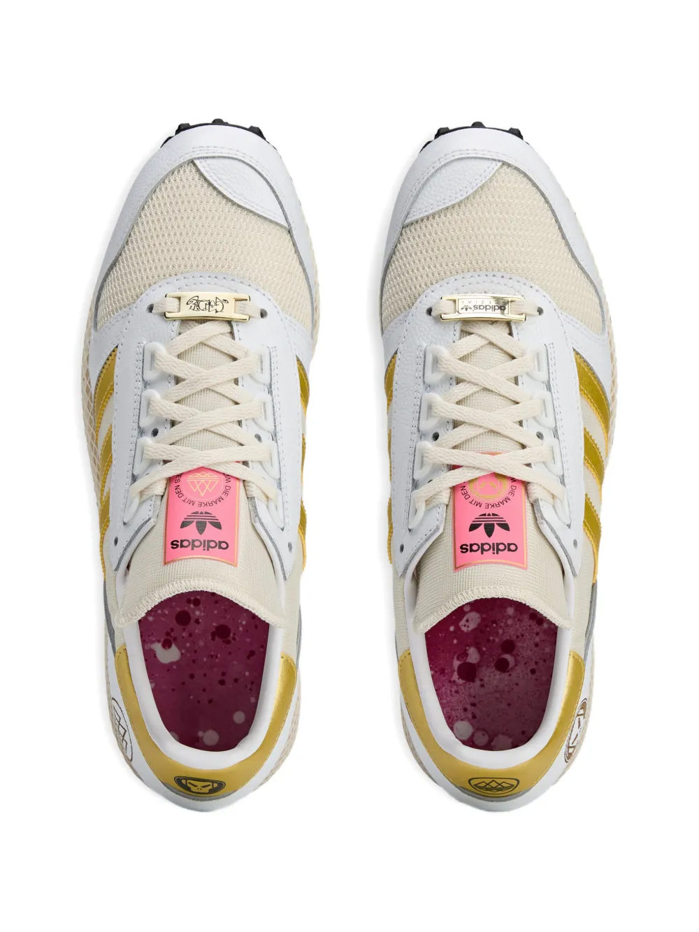 adidas Originals Spezial Goldie striped sneakers Beige