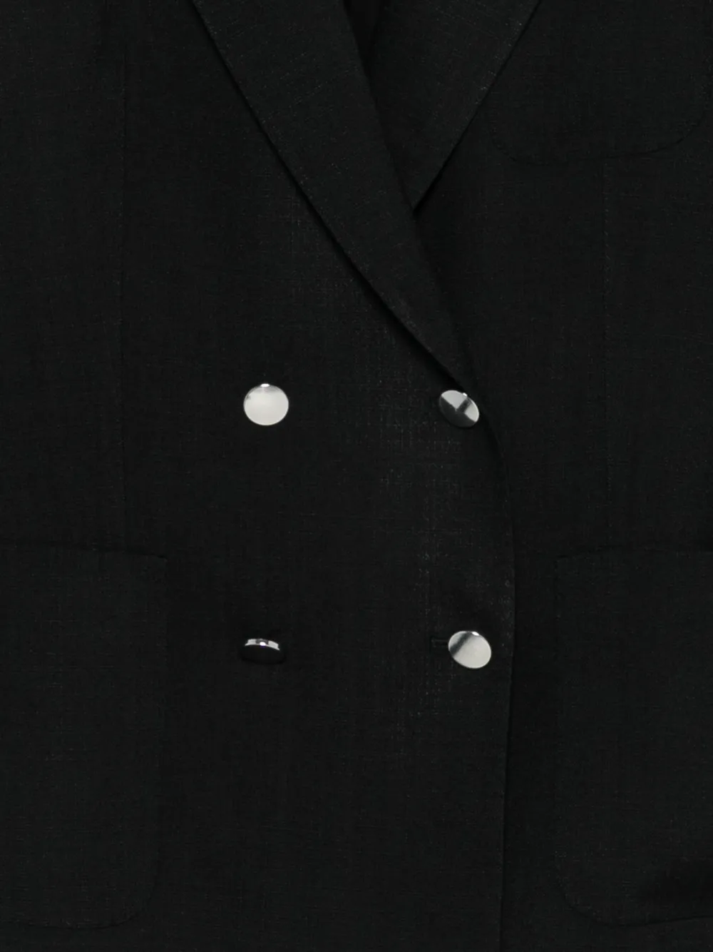 Tagliatore Blazer met enkele rij knopen Zwart