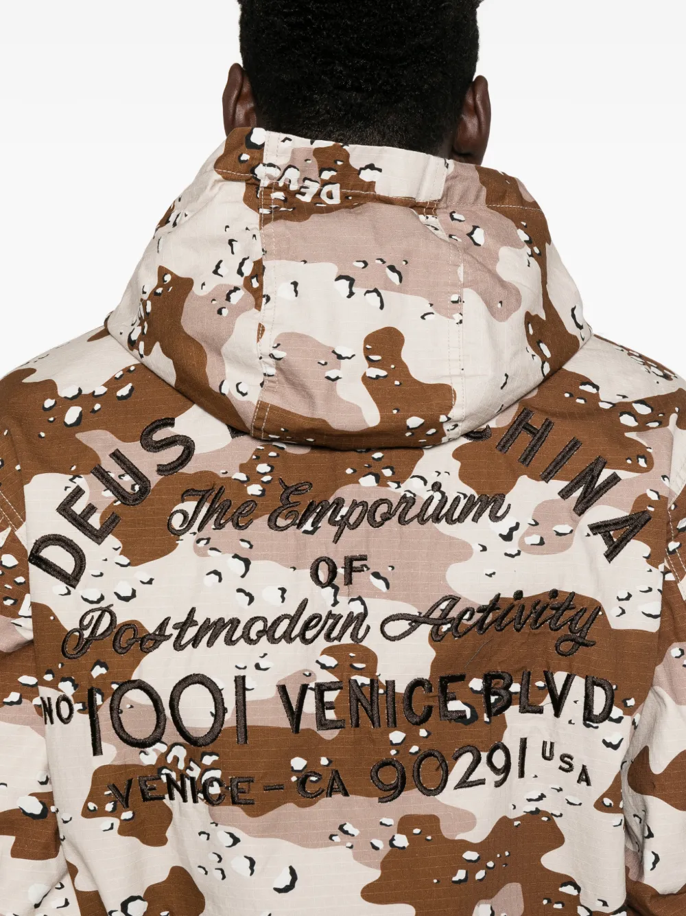 Deus Ex Machina Jack met camouflageprint Beige