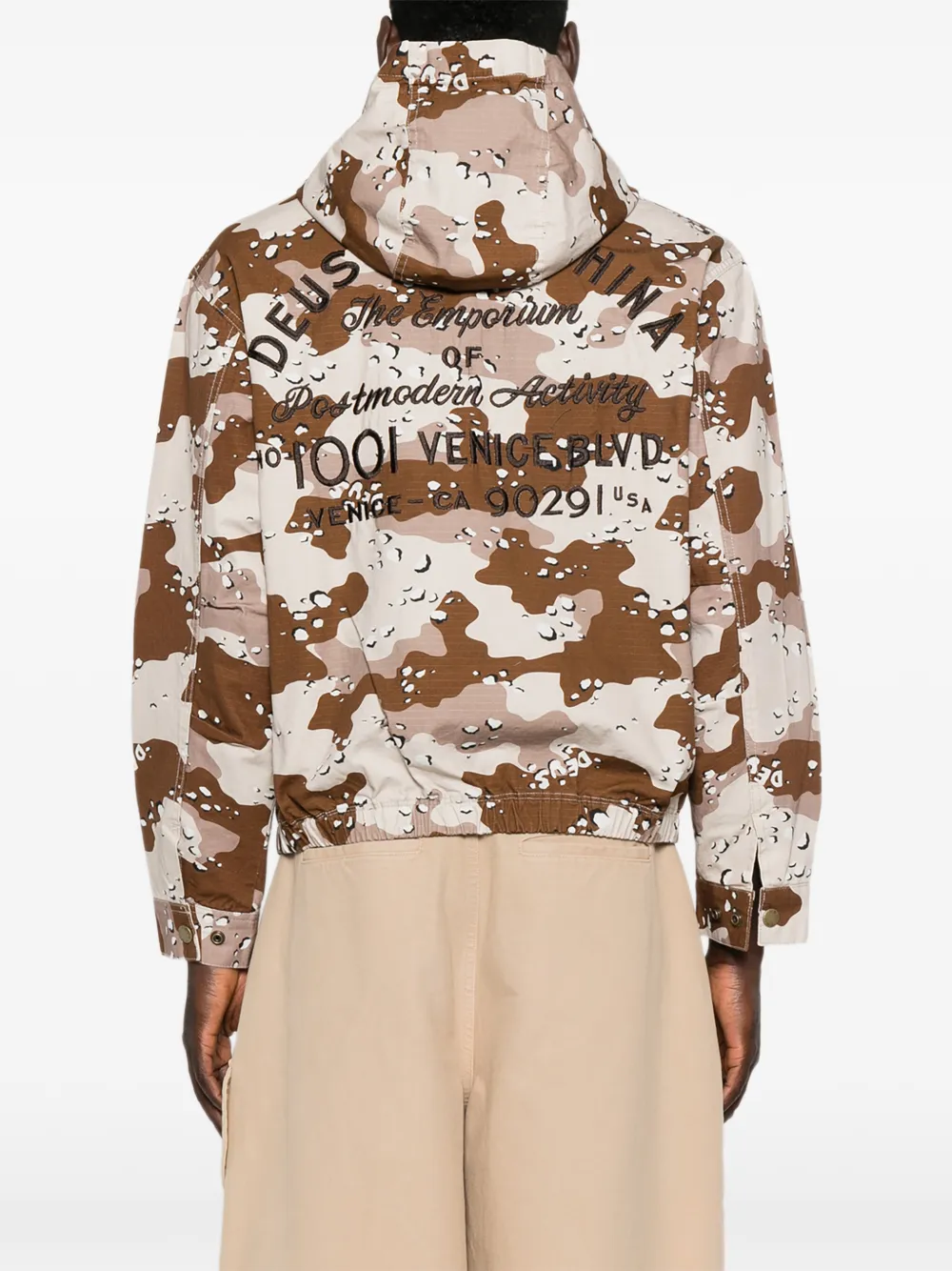 Deus Ex Machina Jack met camouflageprint Beige