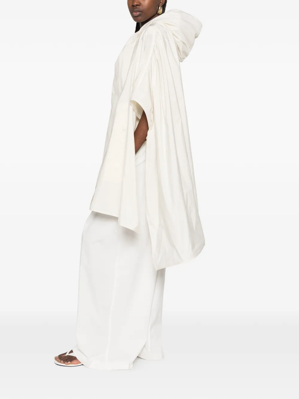  Moncler Capa Con Capucha - Neutro 