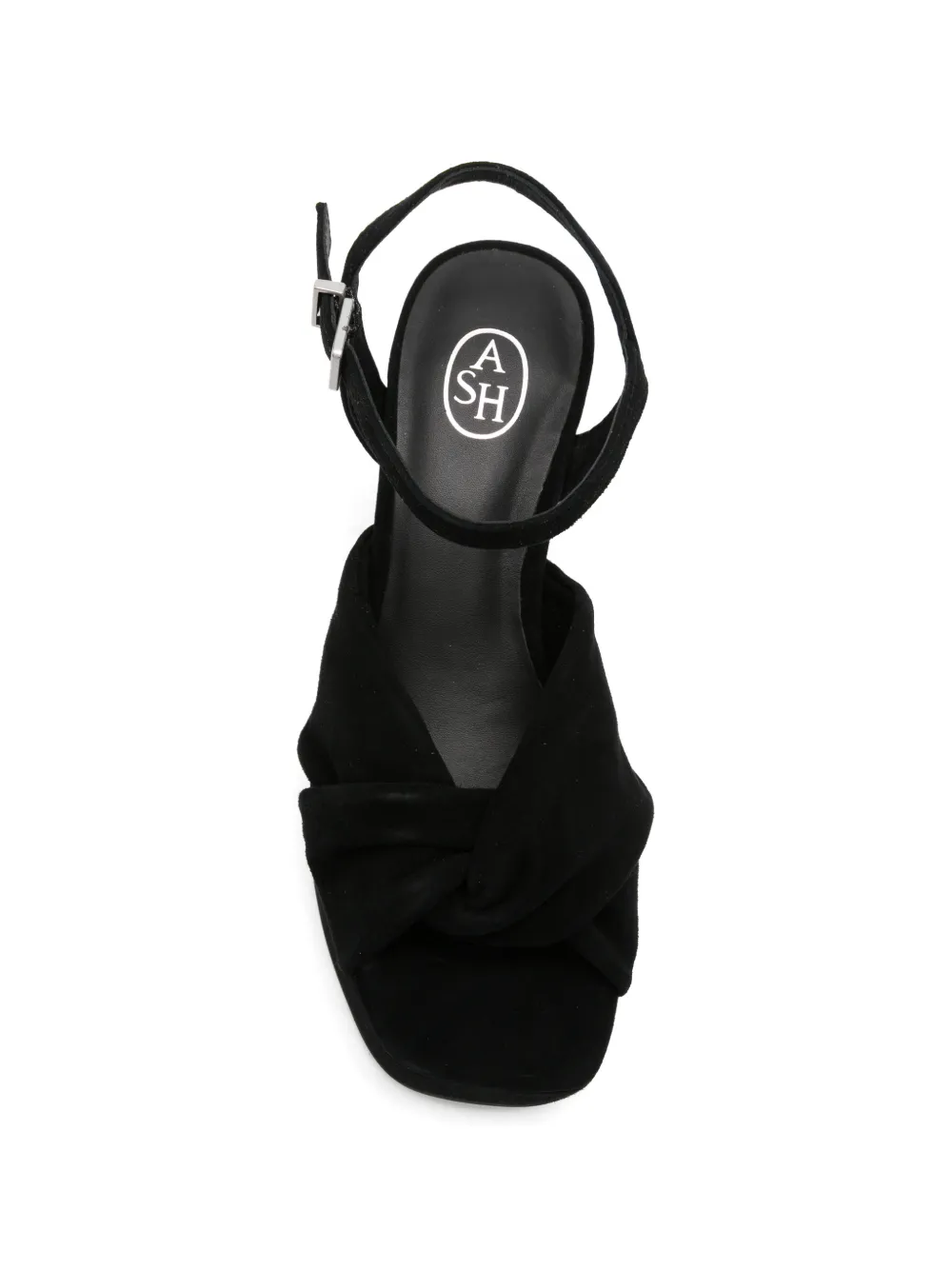 Ash Opus knot-detail heeled sandals Zwart