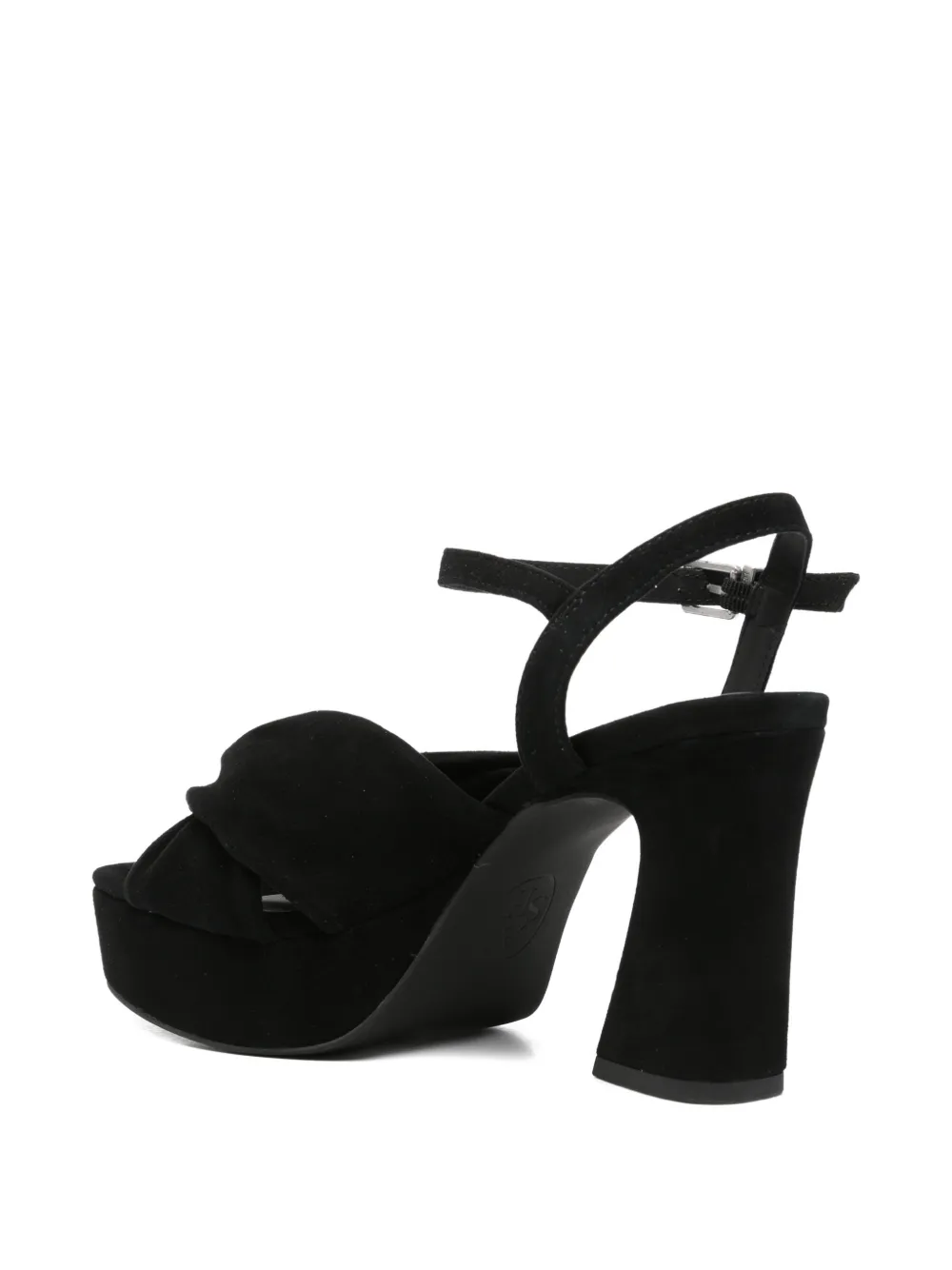 Ash Opus knot-detail heeled sandals Zwart