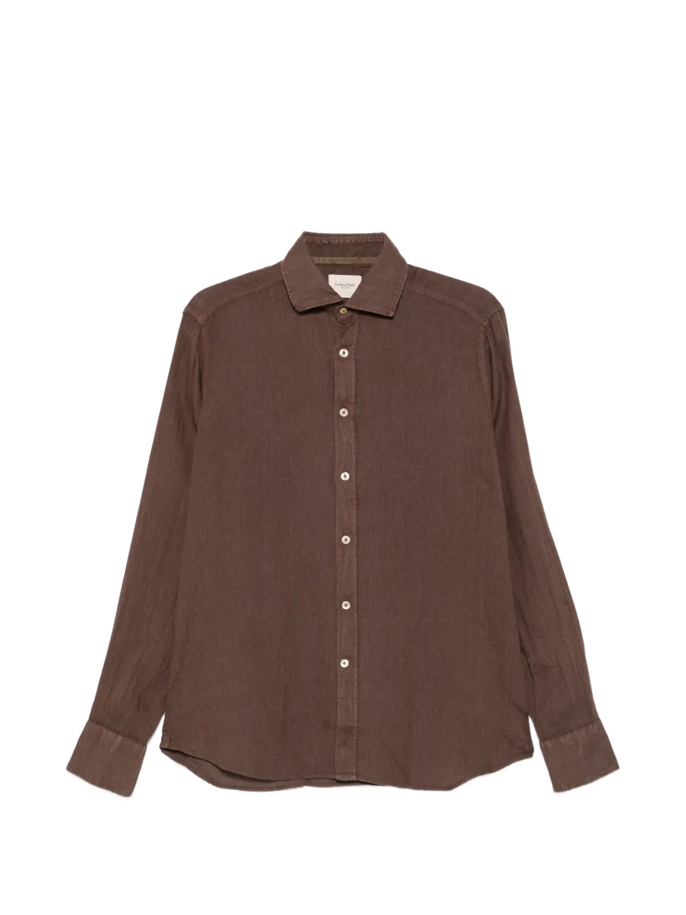 Tintoria Mattei long-sleeve shirt - Marrone
