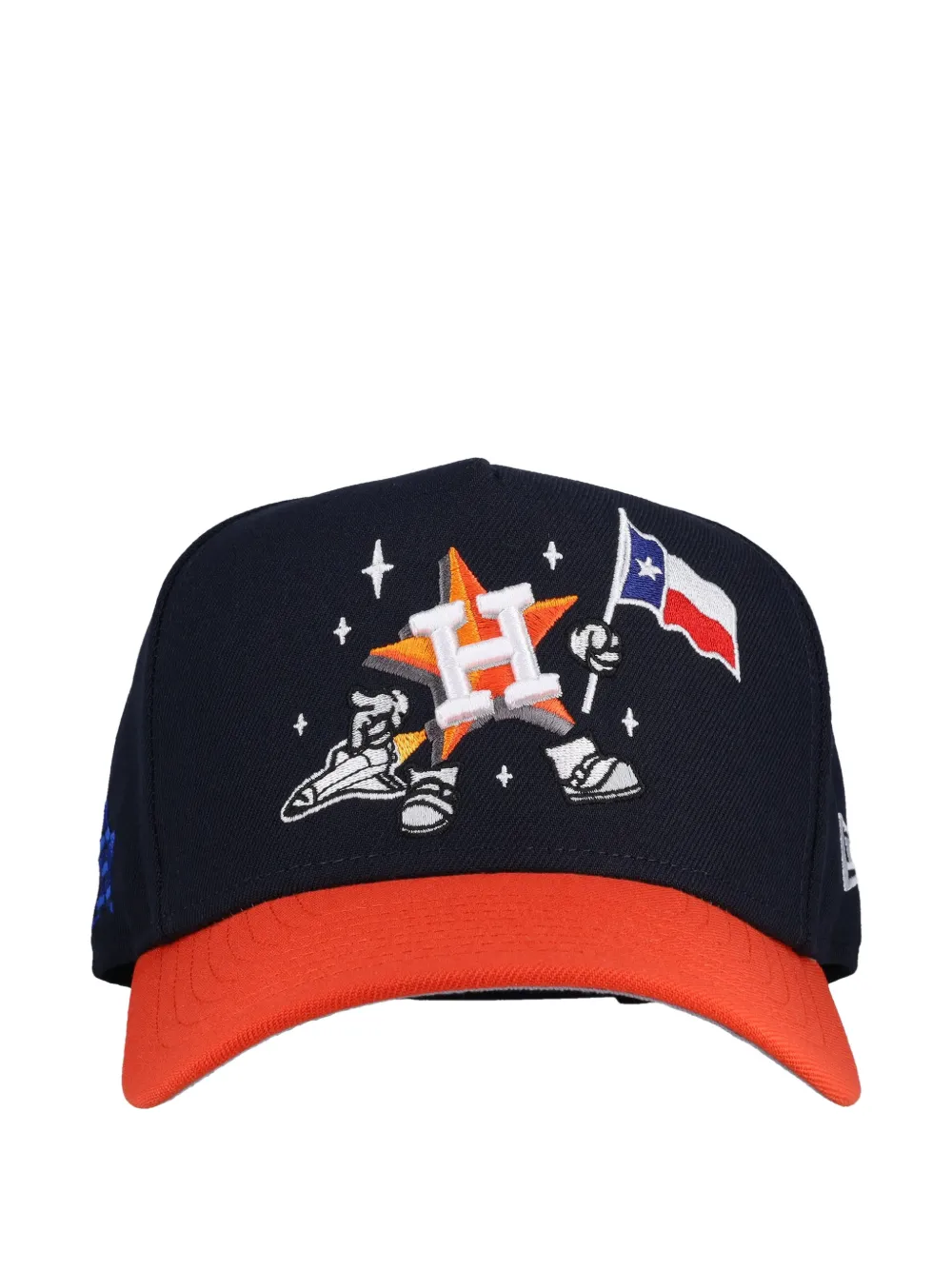 NEW ERA CAP 9FIFTY Houston Astros Cartoon A Frame snapback hat - Blu