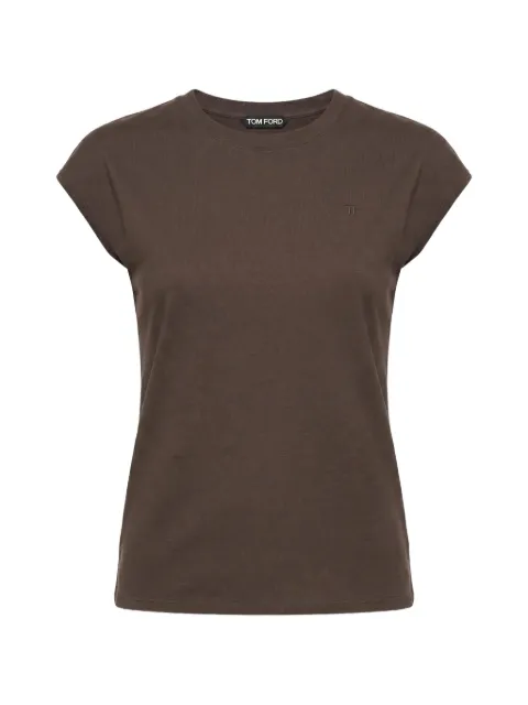 TOM FORD logo-embroidered T-shirt