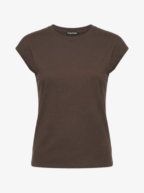 TOM FORD logo-embroidered T-shirt