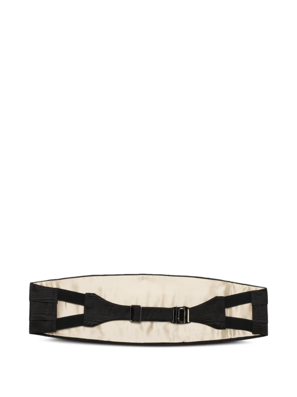 TOM FORD pleated cummerbund belt - Nero