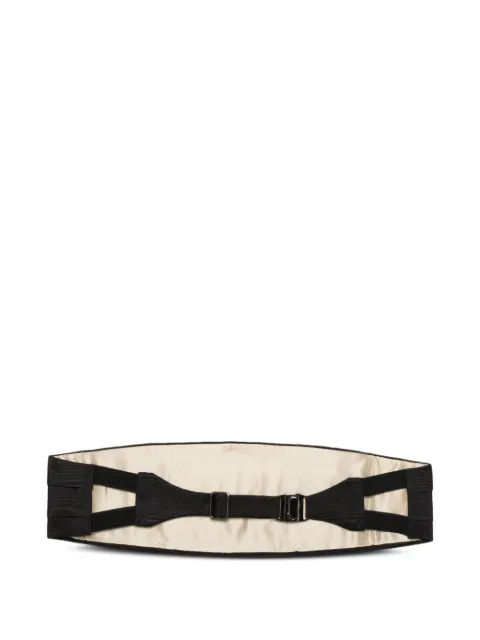 TOM FORD pleated cummerbund belt