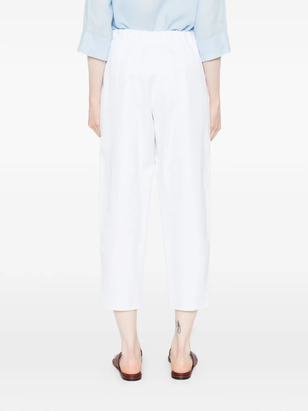 Dusan Elastische broek Wit