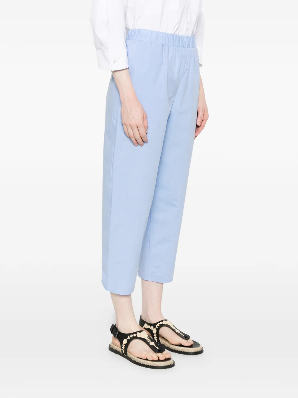Dusan Broek met elastische tailleband Blauw
