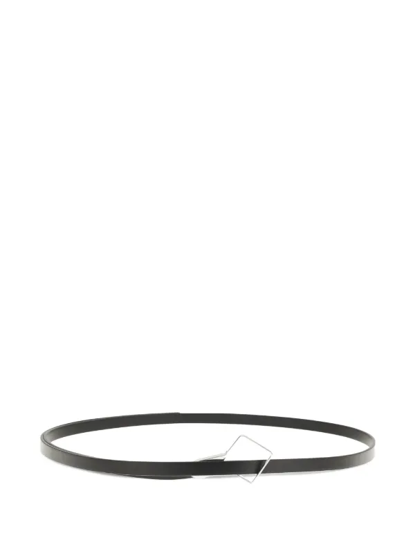 The Row Rhombe Leather Belt in Black