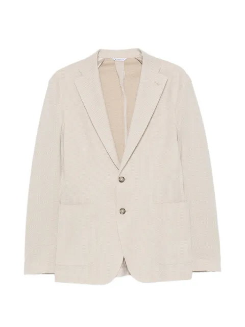 Manuel Ritz blazer con solapas de muesca