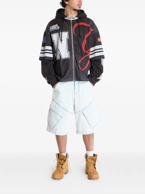 Awake NY Headcrack Champs Zip Hooded Jacket | Black | FARFETCH AO