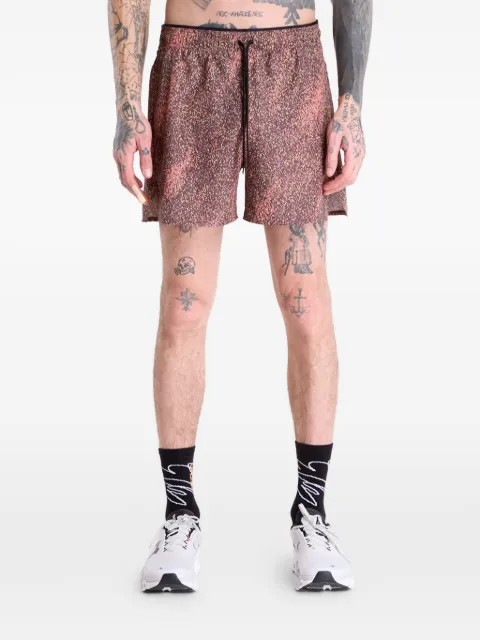 On  print trail track shorts