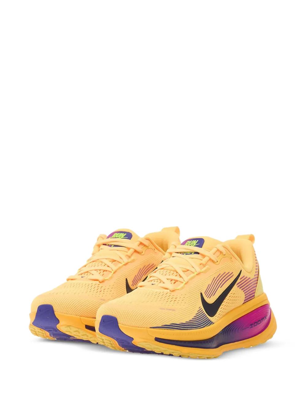 Nike Vomero 18 lace-up running sneakers Geel