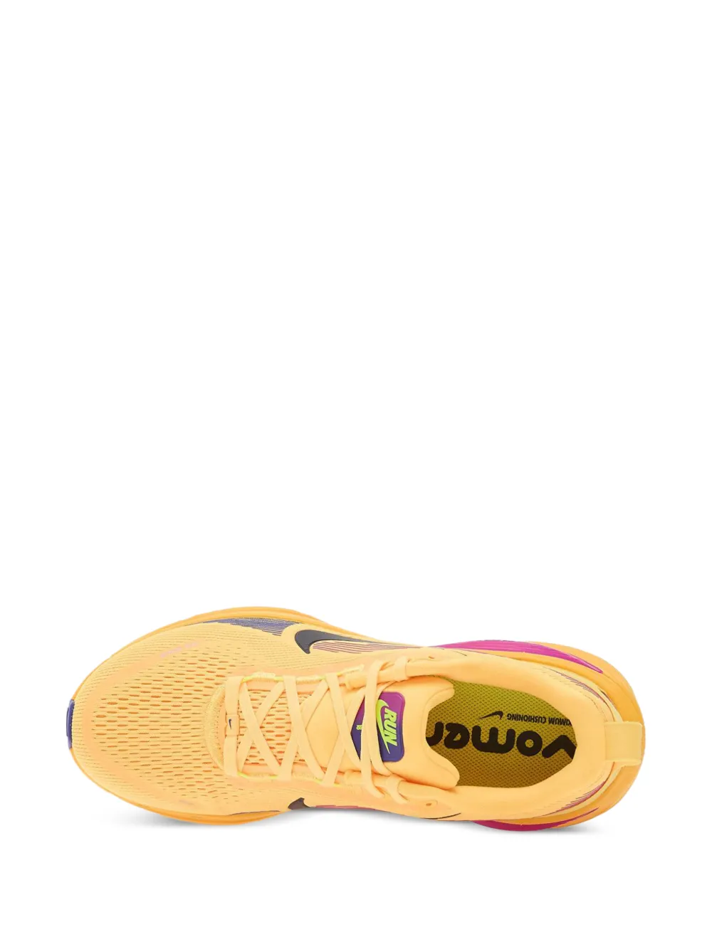 Nike Vomero 18 lace-up running sneakers Geel