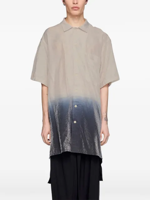 Y-3 dip-dye short-sleeve shirt