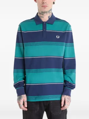 Polo Ralph Lauren rugby-stripe Polo Shirt | Blue | FARFETCH ZA