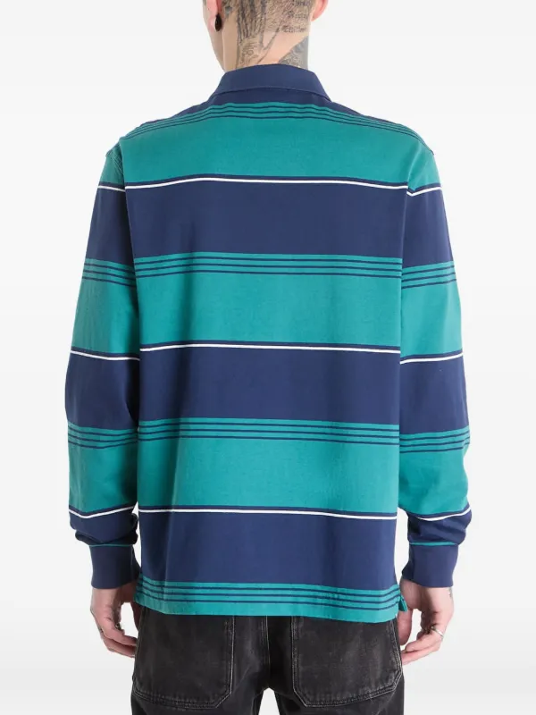 新品　新作　FRED PERRY ストライプ ポロシャツ Fred Perry ストライプ ポロシャツ | ブルー | FARFETCH JP
