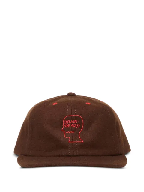 Brain Dead logo-detail baseball cap